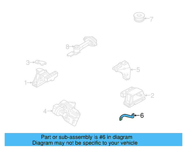 Support 1J0-199-358-A - View 4