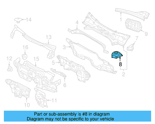 Strut Tower 5C5-809-119 - View 7
