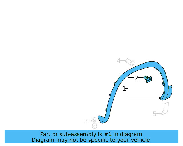 Wheel Opening Molding 3CM-853-718-9B9 - View 8