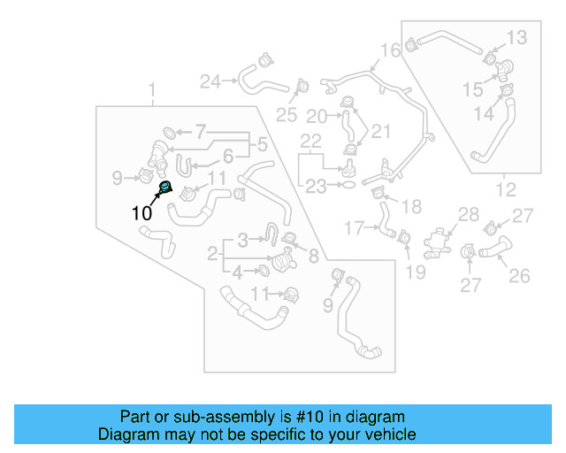Inlet Hose 5Q0-121-051-L - View 17