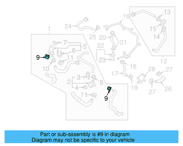 Inlet Hose 5Q0-121-101-N - View 13
