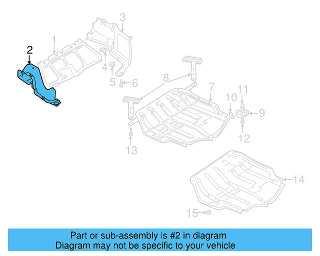 Splash Shield 1J0-825-250-F-01C - View 15