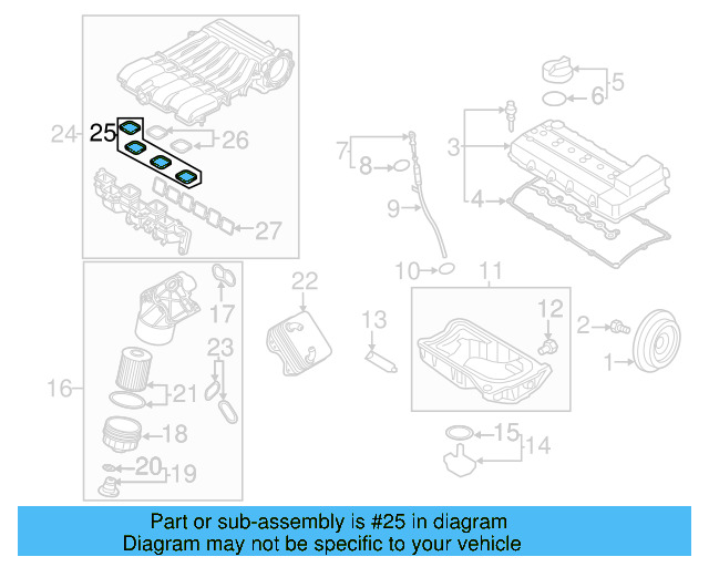Manifold Gasket 03H-133-237-D - View 16