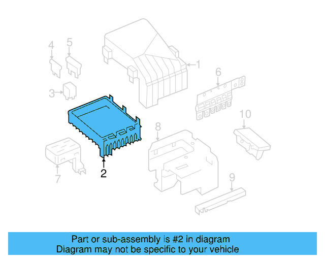 Fuse & Relay Box 1K0-937-125-D - View 5