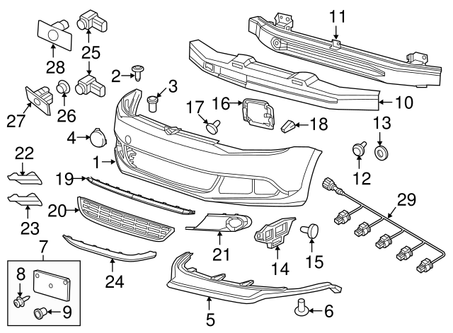 License Bracket Rivet N-038-549-4 - View 3