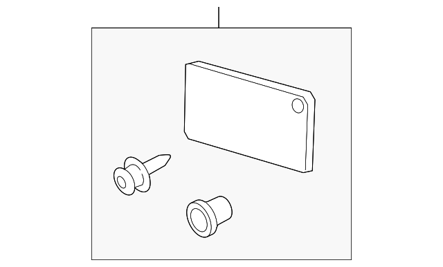 License Bracket 5C6-807-285-C-9B9 - View 3