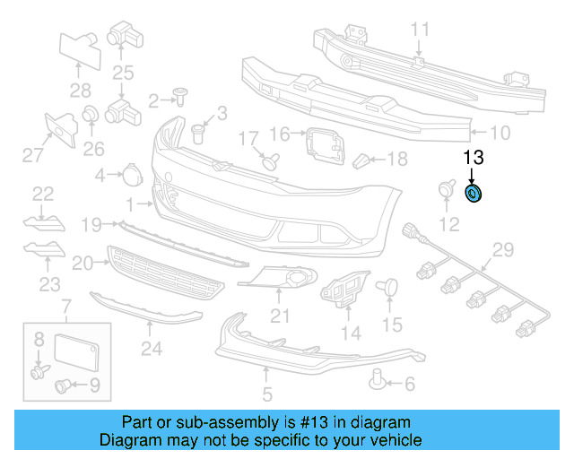 Impact Bar Nut N-905-708-02 - View 10