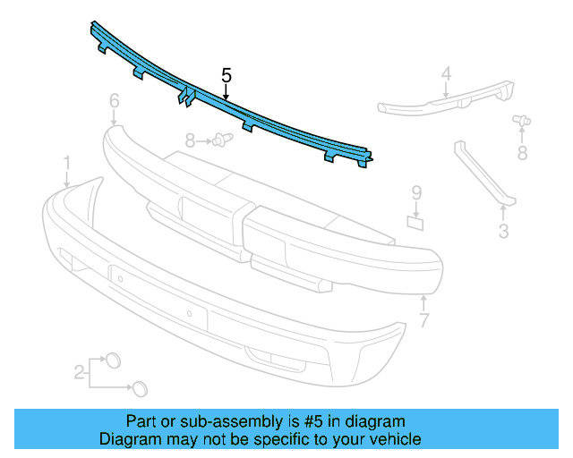 Center Bracket 7D0-807-183-B - View 4