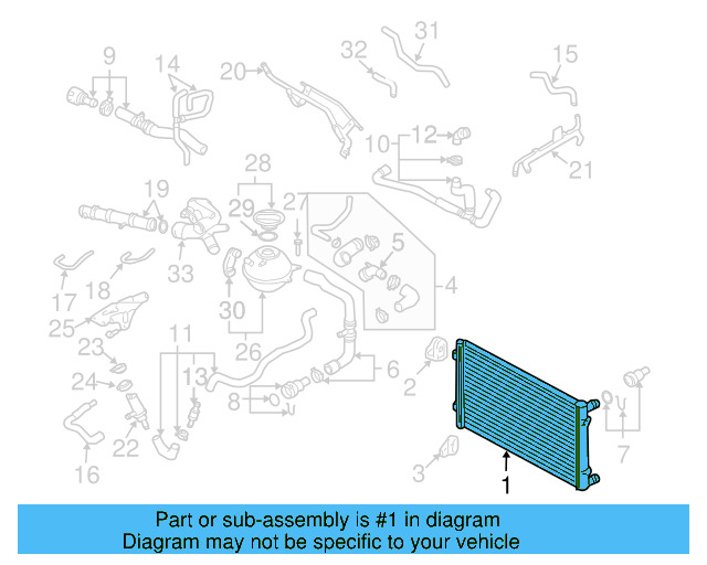 Radiator 1J0-121-253-S - View 9