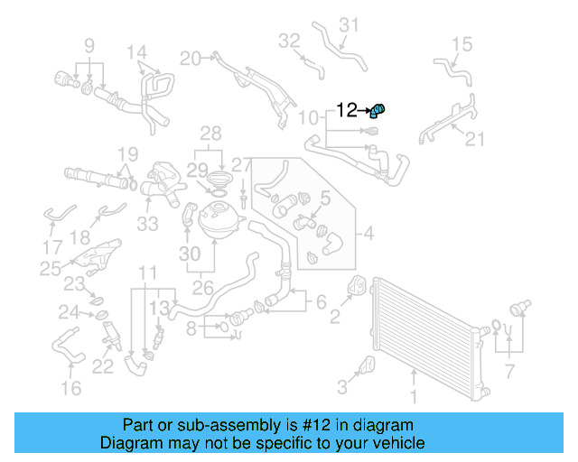Upper Coupling 3B0-122-291-C - View 13