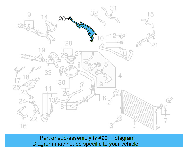 Connector Pipe 1J0-121-070-BP - View 4