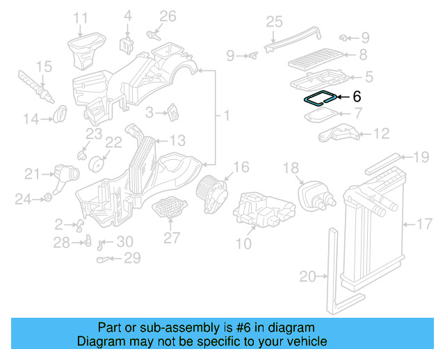 Heater Core 8D1-819-030-B - View 12