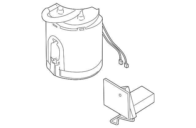 Fuel Pump Assembly 3C8-919-051-B - View 2