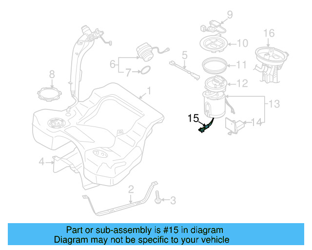 Sending Unit 3C0-919-673 - View 6
