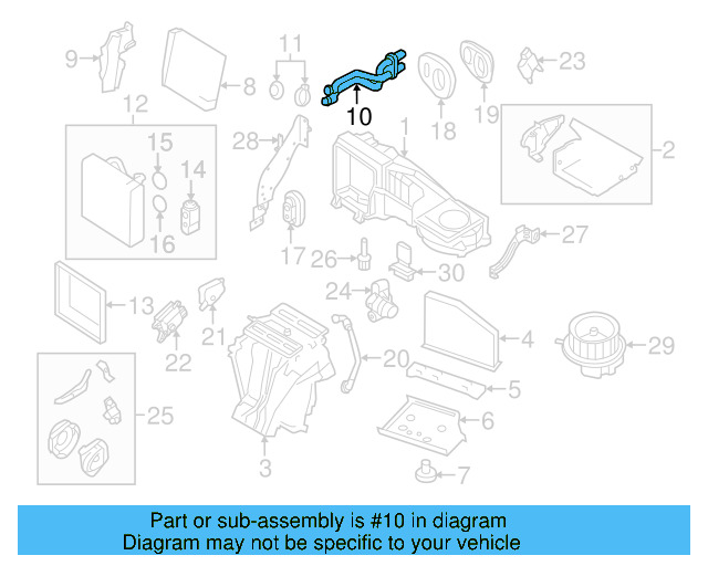 Water Pipe 3C1-819-857 - View 35