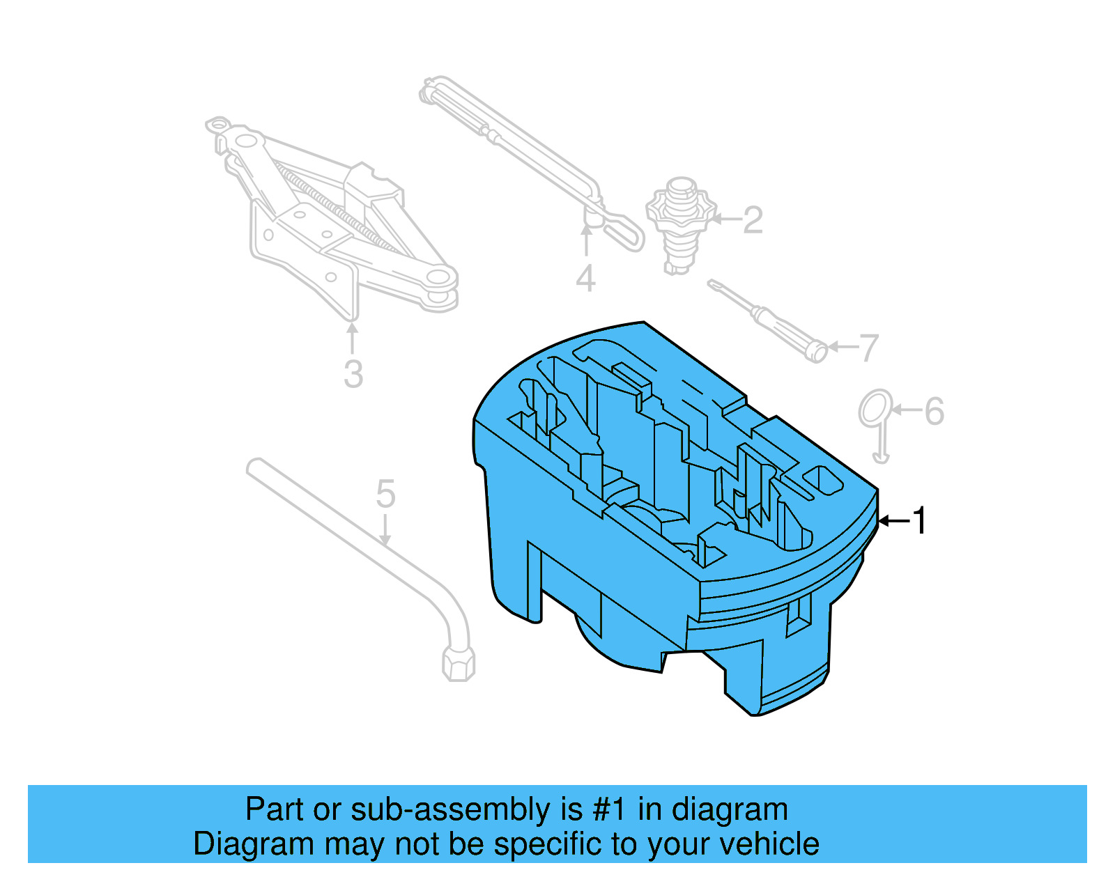 Tool Compartment 561-012-115-A - View 8