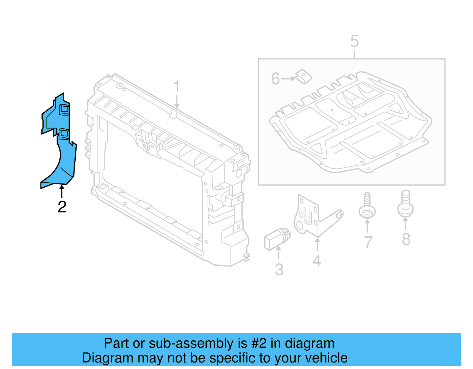 Air Baffle 561-121-283-A - View 4