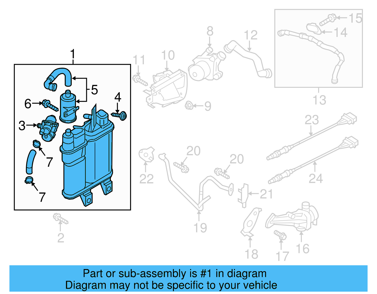 Vapor Canister 561-201-797-G - View 8