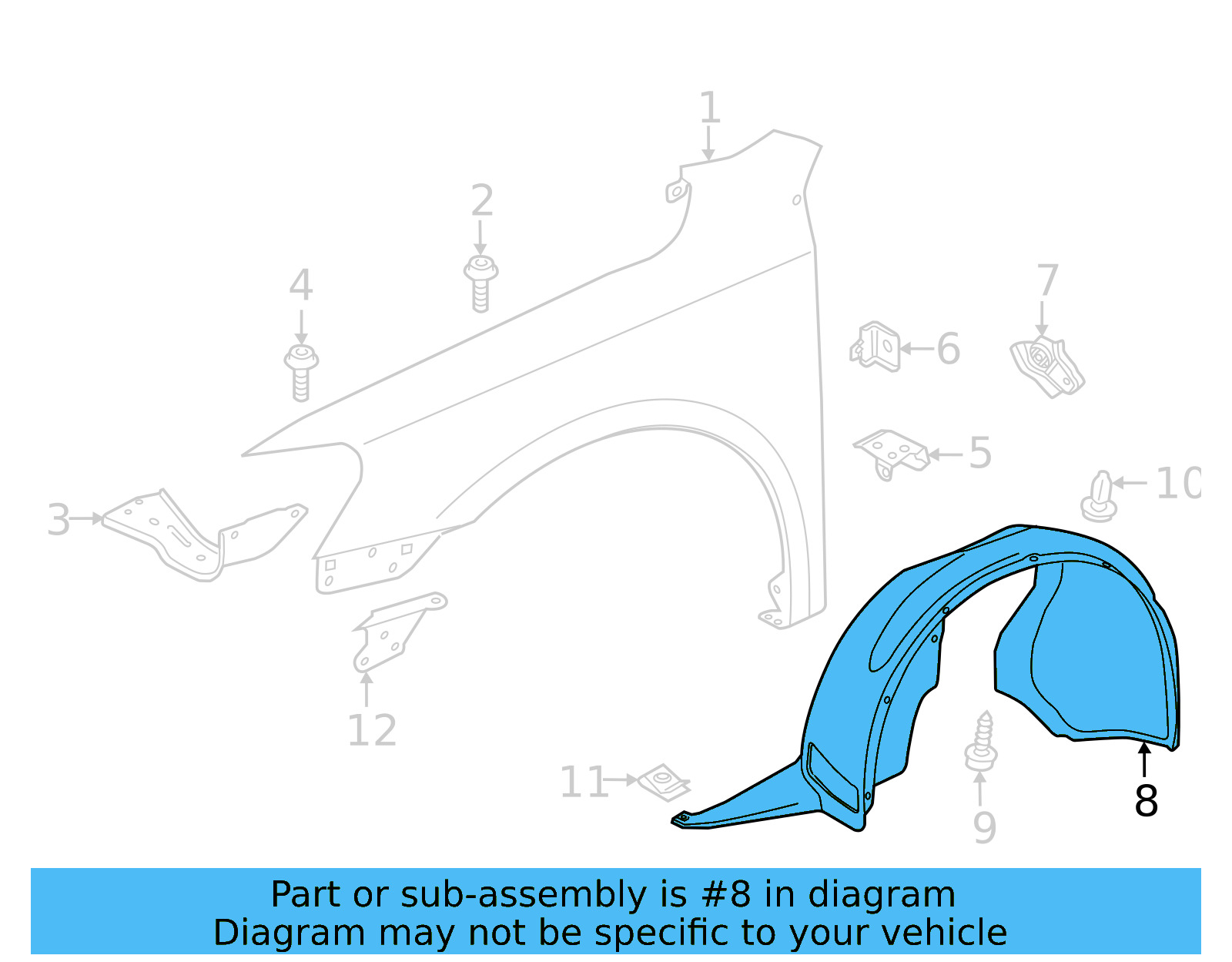 Fender Liner 561-805-911-F-9B9