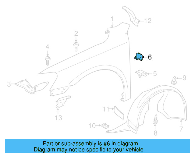 Fender Liner U N-909-591-01 - View 123