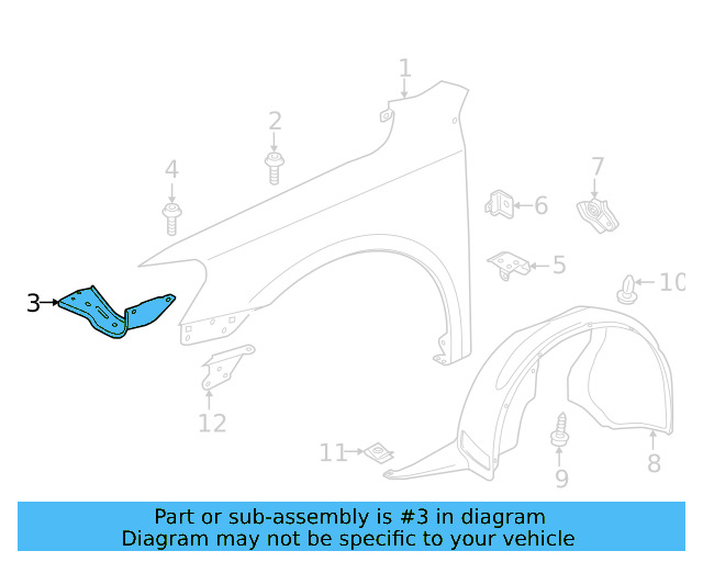 Front Bracket 561-821-136-C - View 3