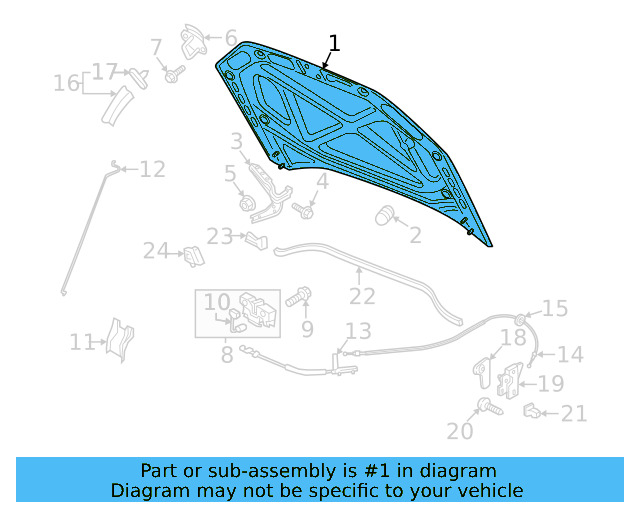 Hood 561-823-031-G - View 4