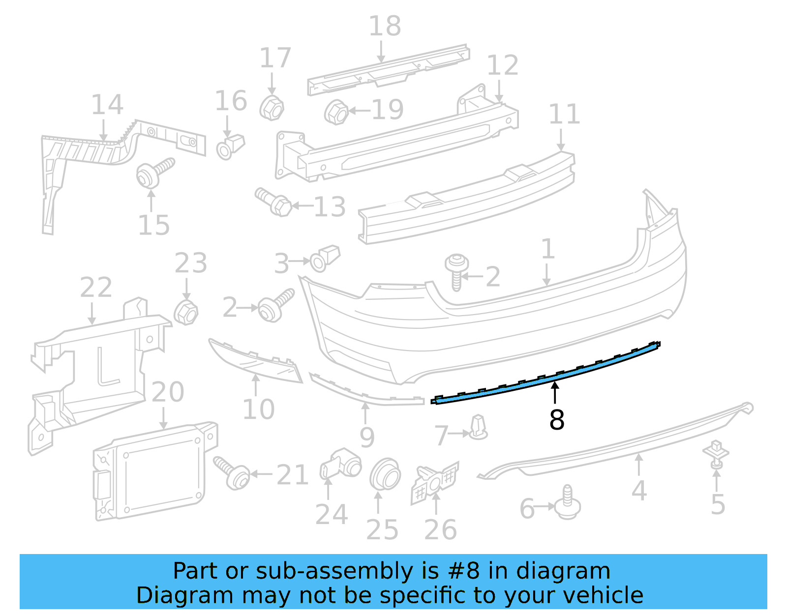 Center Molding 561-807-443-2ZZ - View 4
