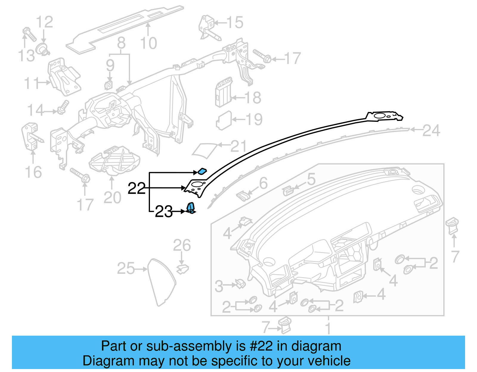 Upper Cover 561-857-192-B-81U - View 10