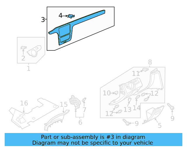 Trim Plate 561-857-212-N-TGL - View 2