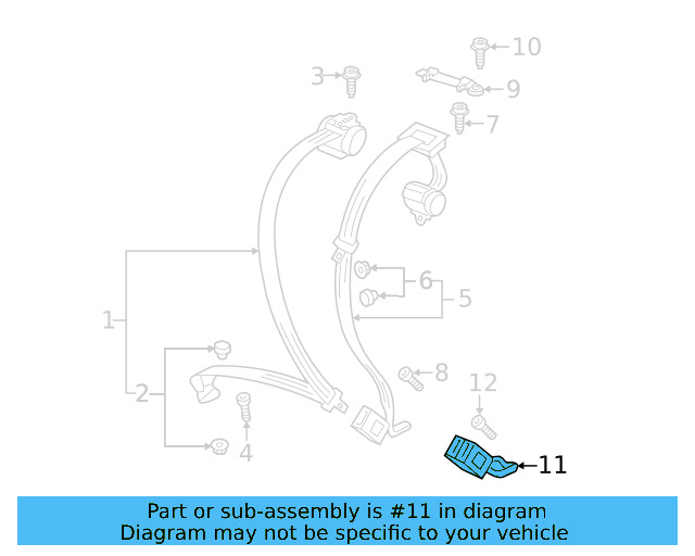 Outer Belt Assembly Lower Bolt WHT-003-682 - View 28