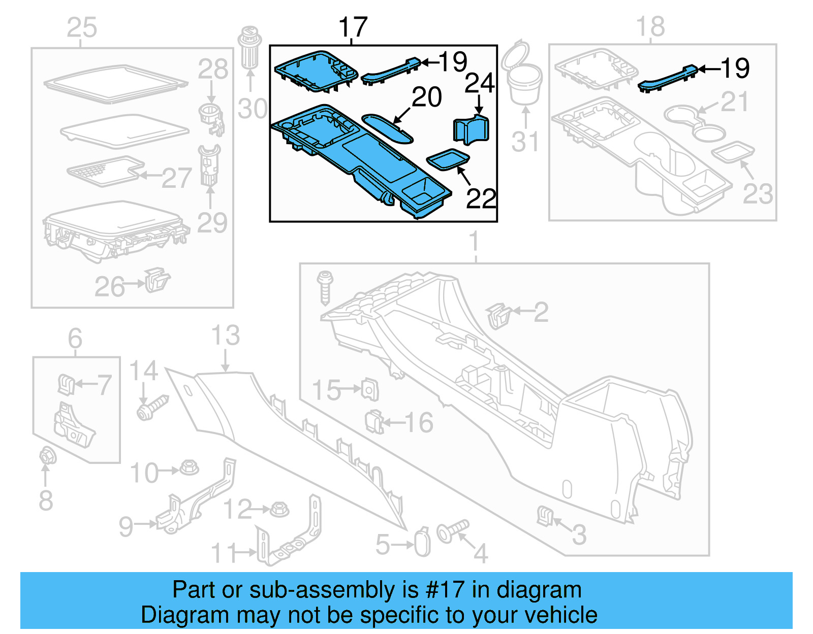 Trim Assembly 561-864-263-M-KIB - View 2