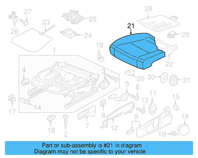 Seat Cover 561-881-406-BE-VCH