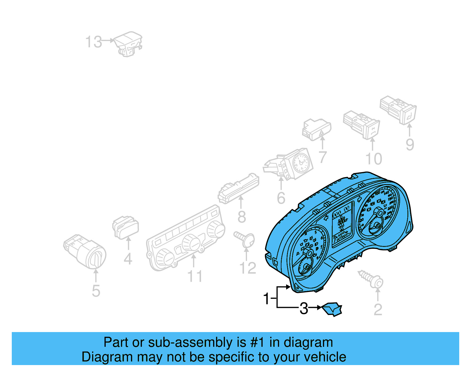 Instrument Cluster 561-920-981-D
