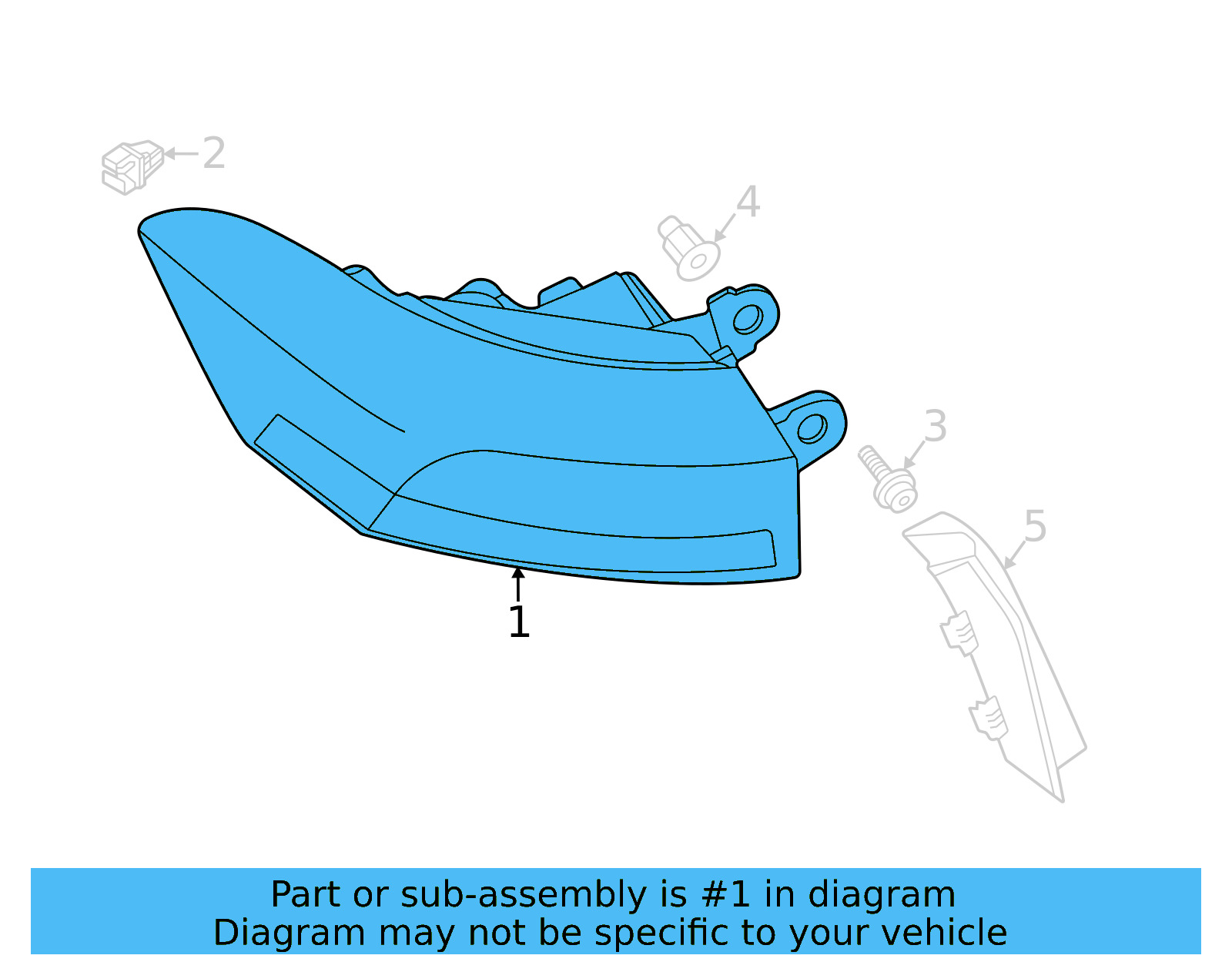 Tail Lamp Assembly 561-945-095-R - View 4
