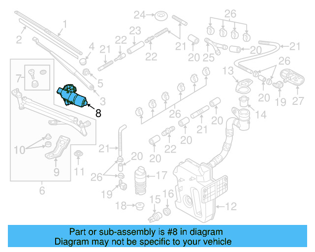 Wiper Motor 561-955-119-A - View 7