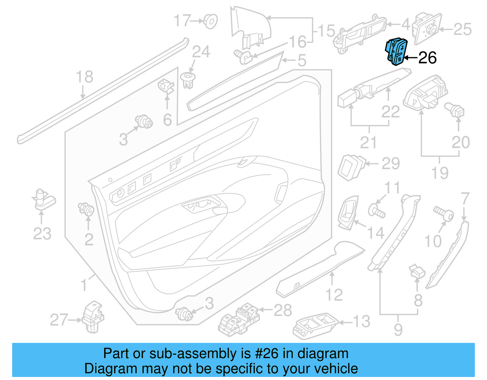 Lock Switch 561-962-126-C-WHS - View 2