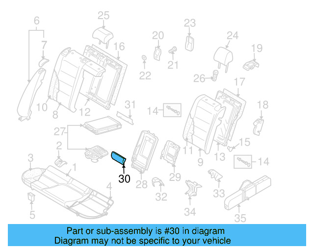Cushion 1K0-885-873-D-74F - View 3