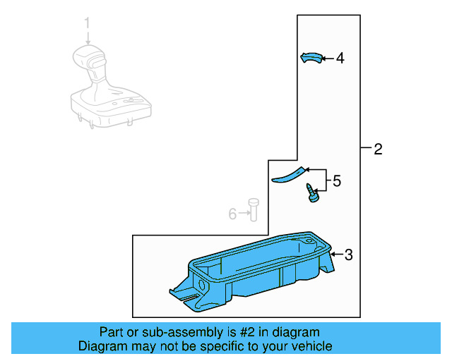 Gear Shift Assembly 1K1-713-041-A - View 5
