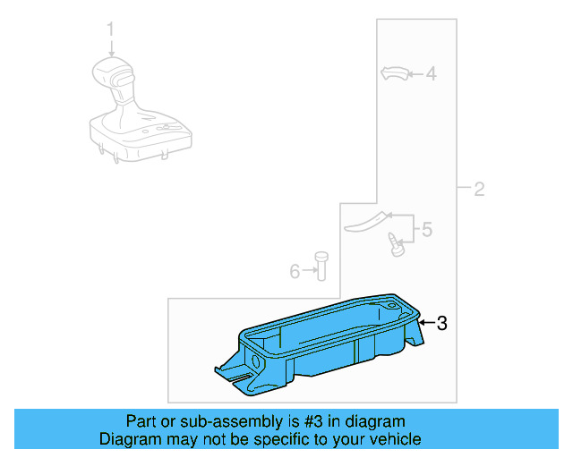 Shift Housing 1K0-713-061 - View 6