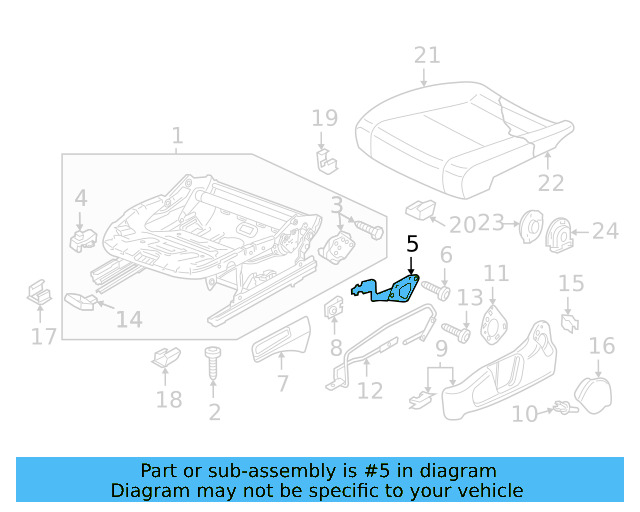 Adjust Lever 5C6-881-091-B - View 7