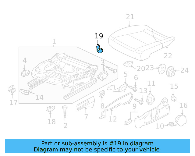 Track End Cover 8E0-881-347-E-9B9 - View 60