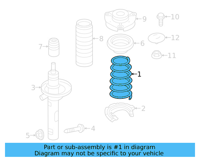 Coil Spring 5QM-411-105 - View 7