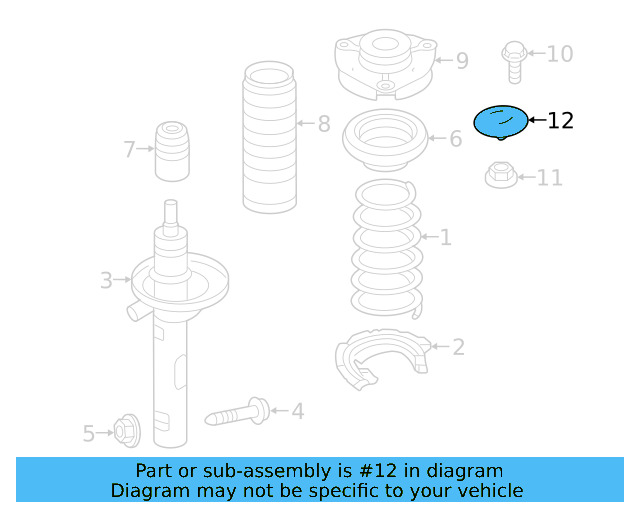 Strut Mount Cap 6Q0-412-359 - View 26