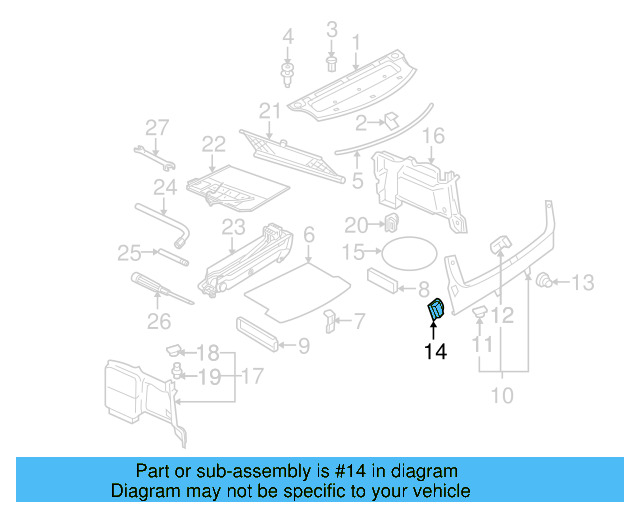 Tie Down 1J0-864-203-B-Q70 - View 9