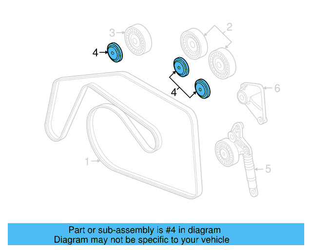 Idler Pulley Dust Cap 059-903-310-B - View 19