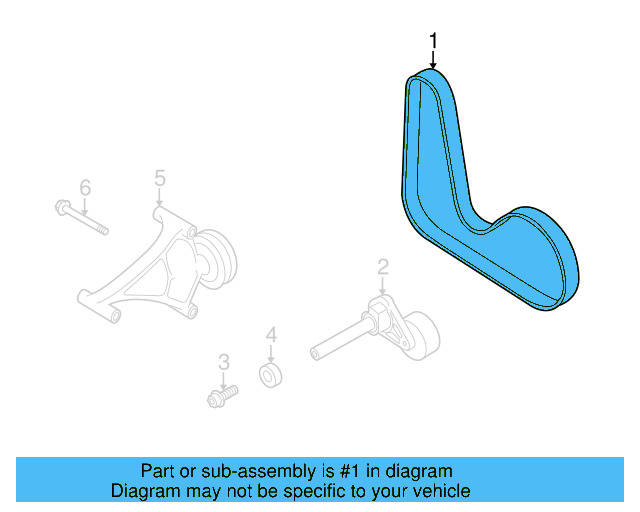 Serpentine Belt 06J-260-849-D - View 17