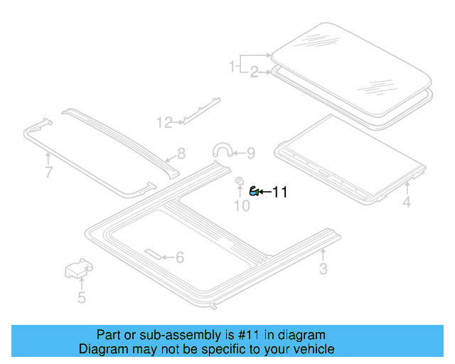Drain Hose Clip 8D0-877-237 - View 3