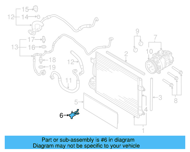Grille Clip 3D0-867-646 - View 24