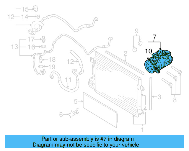 A/C Compressor 1K0-820-859-S - View 12