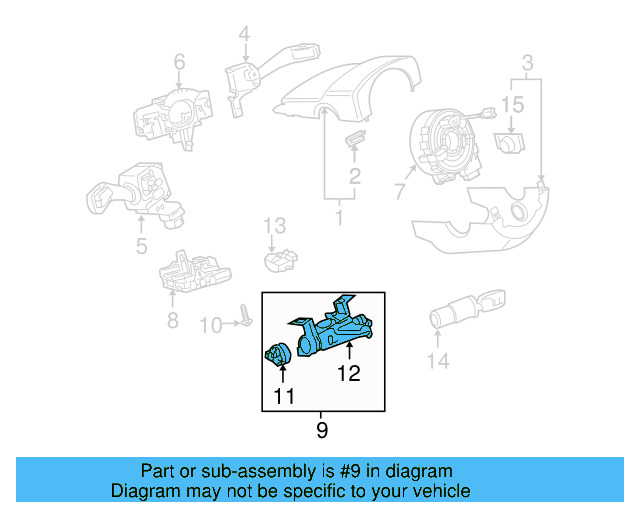 Lock Housing 1K0-905-841 - View 28